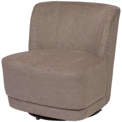 Amadeus Fauteuil en tissu marron Marron 75x73x65cm - Publicité Amadeus Fauteuil en tissu marron Marron 75x73x65cm - Publicité