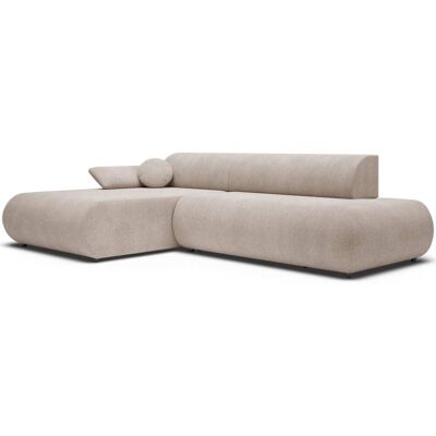 Selsey Canapé d'angle convertible, chenille, angle à gauche, beige clair Beige 286x74x286cm - Publicité Selsey Canapé d'angle convertible, chenille, angle à gauche, beige clair Beige 286x74x286cm - Publicité
