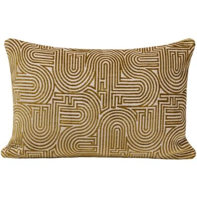 Madura Housse de coussin en viscose jaune 40x60 cm Jaune 40x60cm - Publicité Madura Housse de coussin en viscose jaune 40x60 cm Jaune 40x60cm - Publicité