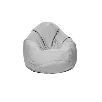 Jumbo Bag Pouf poire imperméable - gris perle Gris 80x130x80cm - Publicité Jumbo Bag Pouf poire imperméable - gris perle Gris 80x130x80cm - Publicité