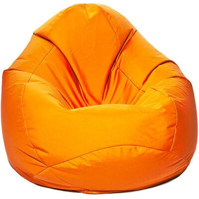 Jumbo Bag Pouf poire imperméable - orange Orange 80x130x80cm - Publicité Jumbo Bag Pouf poire imperméable - orange Orange 80x130x80cm - Publicité