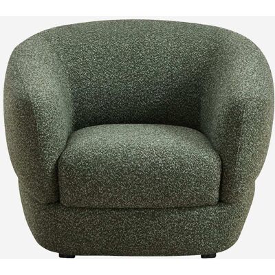 Habitat Fauteuil en tissu bouclette courte - vert sapin Vert 92x71x92cm - Publicité Habitat Fauteuil en tissu bouclette courte - vert sapin Vert 92x71x92cm - Publicité