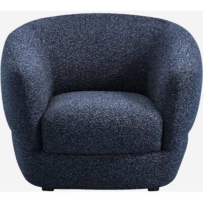 Habitat Fauteuil en tissu bouclette courte - bleu nuit Bleu 92x71x92cm - Publicité Habitat Fauteuil en tissu bouclette courte - bleu nuit Bleu 92x71x92cm - Publicité