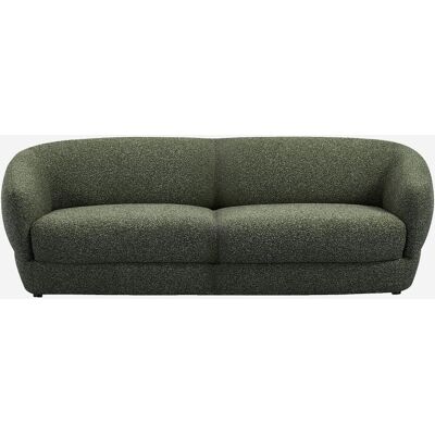 Habitat Canapé 2 places en tissu bouclette courte - vert sapin Vert 204x74x94cm - Publicité Habitat Canapé 2 places en tissu bouclette courte - vert sapin Vert 204x74x94cm - Publicité