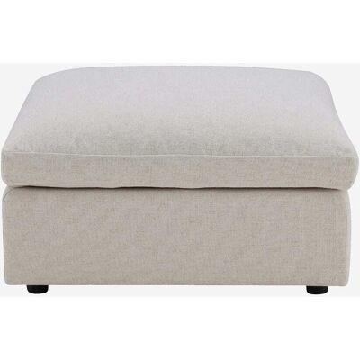 Habitat Repose-pieds en tissu - ivoire Beige 92x46x92cm - Publicité Habitat Repose-pieds en tissu - ivoire Beige 92x46x92cm - Publicité