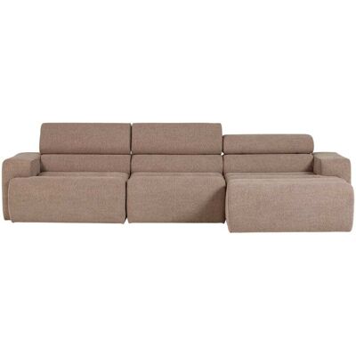 WOOOD Canapé d'angle droite en tissu taupe Taupe 173x73x300cm - Publicité WOOOD Canapé d'angle droite en tissu taupe Taupe 173x73x300cm - Publicité