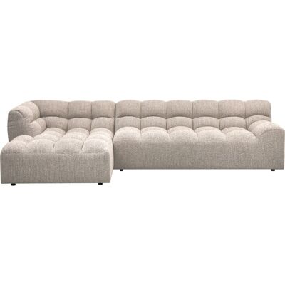 WOOOD Canapé d'angle gauche en velours naturel Beige 165x79x324cm - Publicité WOOOD Canapé d'angle gauche en velours naturel Beige 165x79x324cm - Publicité