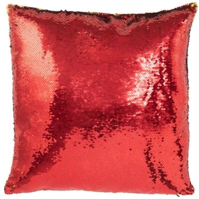 J-line Coussin carré en tissu rouge 45x45x15 cm Rouge 45x15x45cm - Publicité J-line Coussin carré en tissu rouge 45x45x15 cm Rouge 45x15x45cm - Publicité
