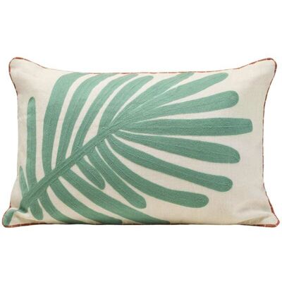 Madura Housse de coussin en coton vert 40x60 cm Vert 40x60cm - Publicité Madura Housse de coussin en coton vert 40x60 cm Vert 40x60cm - Publicité