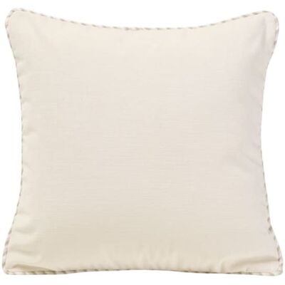 Madura Housse de coussin en velours lumineux ecru 40x40 cm Blanc 40x40cm - Publicité Madura Housse de coussin en velours lumineux ecru 40x40 cm Blanc 40x40cm - Publicité