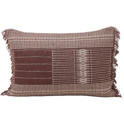 Madura Housse de coussin en coton marron 40x60 cm Marron 40x60cm - Publicité Madura Housse de coussin en coton marron 40x60 cm Marron 40x60cm - Publicité