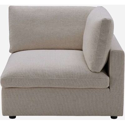 Habitat Fauteuil d'angle en tissu - taupe Taupe 102x85x102cm - Publicité Habitat Fauteuil d'angle en tissu - taupe Taupe 102x85x102cm - Publicité