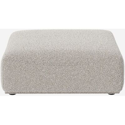 Habitat Repose-pieds en tissu bouclette - gris perle Gris 106x42x106cm - Publicité Habitat Repose-pieds en tissu bouclette - gris perle Gris 106x42x106cm - Publicité