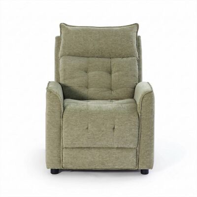 Baita Fauteuil relax massant électrique euphor 1 place tissu vert Vert 81x104x94cm - Publicité Baita Fauteuil relax massant électrique euphor 1 place tissu vert Vert 81x104x94cm - Publicité