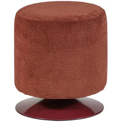 WOOOD Pouf pivotante en bouclé rouge bordeaux Rouge 39x47x39cm - Publicité WOOOD Pouf pivotante en bouclé rouge bordeaux Rouge 39x47x39cm - Publicité