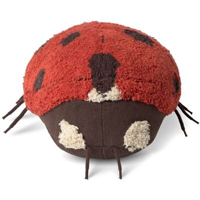 Lorena Canals Coussin de sol enfant en coton rouge 45 x 40 x 24 cm Rouge 45x24x40cm - Publicité Lorena Canals Coussin de sol enfant en coton rouge 45 x 40 x 24 cm Rouge 45x24x40cm - Publicité