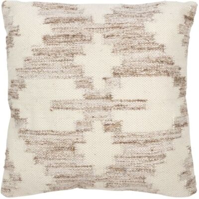 J-line Coussin croix ethnique laine/cotton crème/beige 60x60x12 cm Beige 60x12x60cm - Publicité J-line Coussin croix ethnique laine/cotton crème/beige 60x60x12 cm Beige 60x12x60cm - Publicité