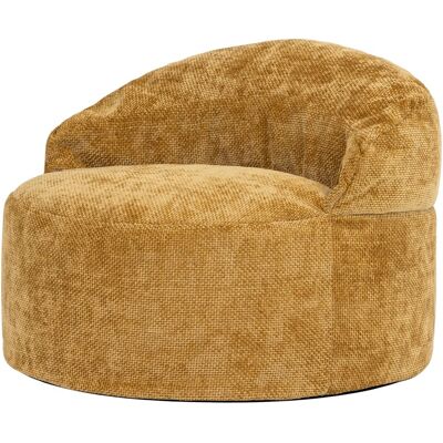 Icon Pouf poire fauteuil d'appoint décoratif en tissu chenille, moutarde Jaune 86x61x86cm - Publicité Icon Pouf poire fauteuil d'appoint décoratif en tissu chenille, moutarde Jaune 86x61x86cm - Publicité