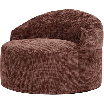 Icon Pouf poire fauteuil d'appoint décoratif en tissu chenille, mûre Violet 86x61x86cm - Publicité Icon Pouf poire fauteuil d'appoint décoratif en tissu chenille, mûre Violet 86x61x86cm - Publicité