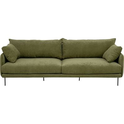 Kare Design Canapé 3 places en polyester vert Vert 245x85x110cm - Publicité Kare Design Canapé 3 places en polyester vert Vert 245x85x110cm - Publicité