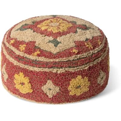 Lorena Canals Pouf enfant persan rouge ø45cm Rouge 45x20x45cm - Publicité Lorena Canals Pouf enfant persan rouge ø45cm Rouge 45x20x45cm - Publicité