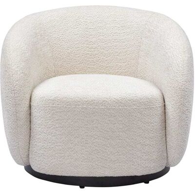 ZAGO STORE ASSA - beige - tissu bouclé - fauteuil pivotant - Publicité ZAGO STORE ASSA - beige - tissu bouclé - fauteuil pivotant - Publicité