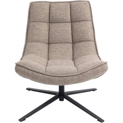 Zago Fauteuil pivotant sable Beige 73x86x86cm - Publicité Zago Fauteuil pivotant sable Beige 73x86x86cm - Publicité