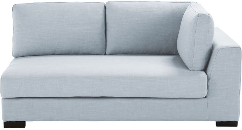 Maisons du Monde Accoudoir droit pour canapé convertible modulable 2 places bleu glacier Terence Maisons du Monde Accoudoir droit pour canapé convertible modulable 2 places bleu glacier Terence