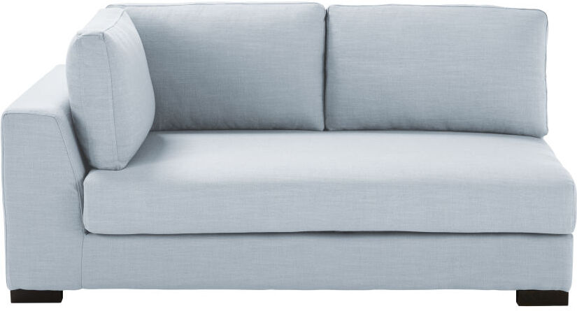 Maisons du Monde Accoudoir gauche pour canapé convertible modulable 2 places bleu glacier Terence Maisons du Monde Accoudoir gauche pour canapé convertible modulable 2 places bleu glacier Terence