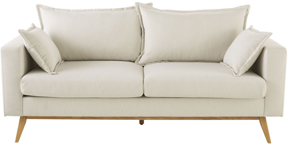 Maisons du Monde Canapé 3 places beige Duke Maisons du Monde Canapé 3 places beige Duke