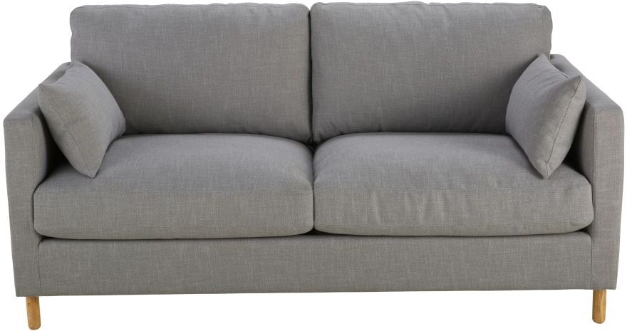 Maisons du Monde Canapé 3 places gris Julian Maisons du Monde Canapé 3 places gris Julian