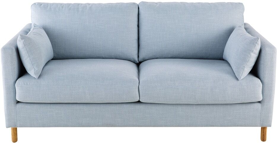 Maisons du Monde Canapé-lit 3 places bleu glacier, matelas 10 cm Julian Maisons du Monde Canapé-lit 3 places bleu glacier, matelas 10 cm Julian