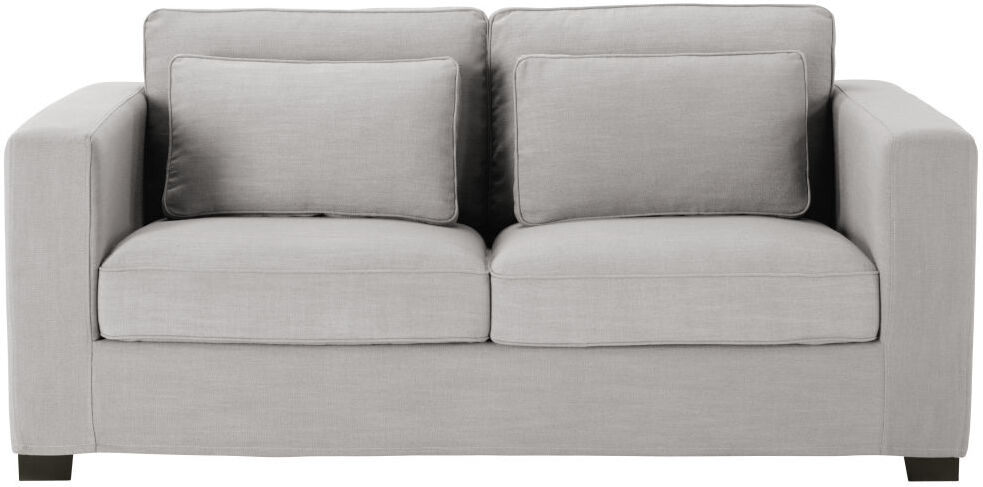 Maisons du Monde Canapé-lit 3 places gris clair, matelas 12 cm Milano Maisons du Monde Canapé-lit 3 places gris clair, matelas 12 cm Milano