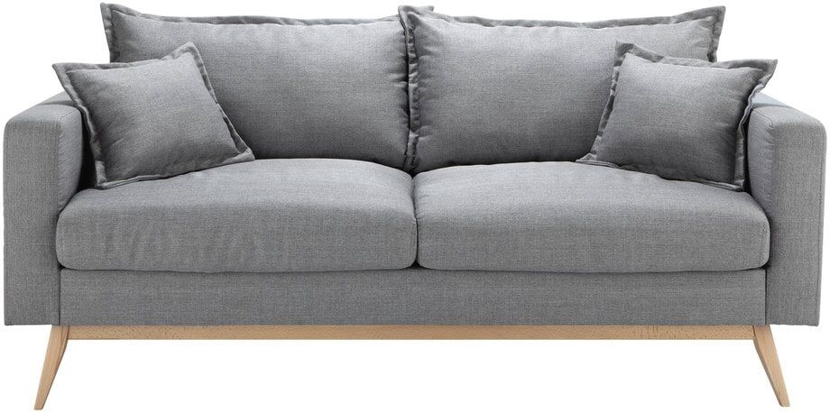 Maisons du Monde Canapé style scandinave 3 places gris clair Duke Maisons du Monde Canapé style scandinave 3 places gris clair Duke
