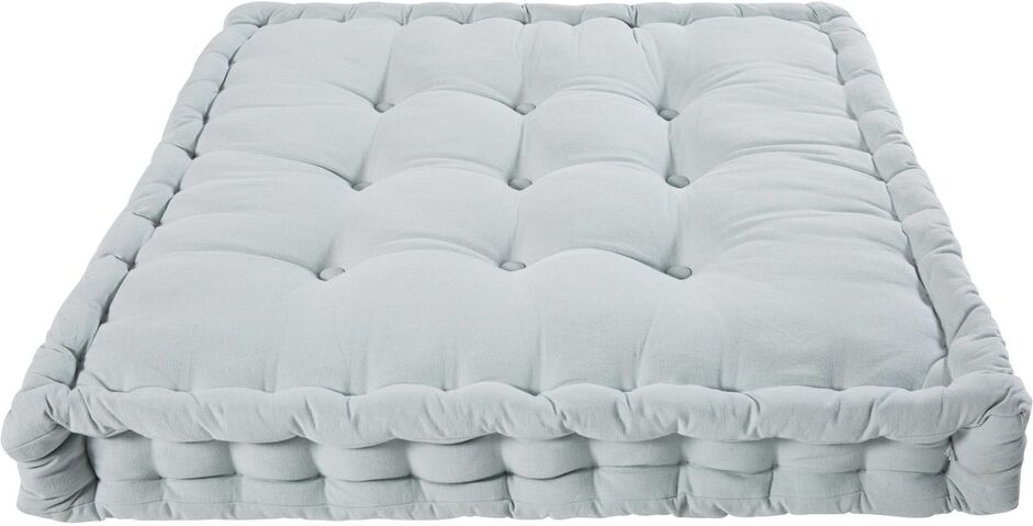 Maisons du Monde Matelas en coton bleu clair 90x90cm