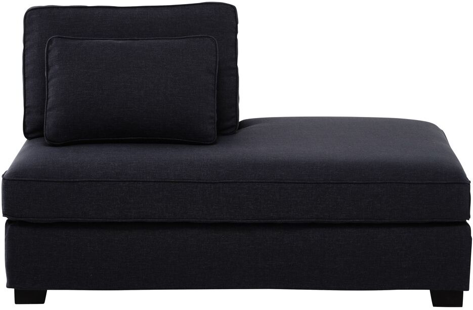 Maisons du Monde Méridienne droite pour canapé modulable gris anthracite Milano Maisons du Monde Méridienne droite pour canapé modulable gris anthracite Milano