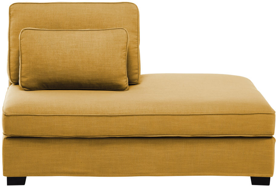 Maisons du Monde Méridienne droite pour canapé modulable jaune moutarde Milano Maisons du Monde Méridienne droite pour canapé modulable jaune moutarde Milano