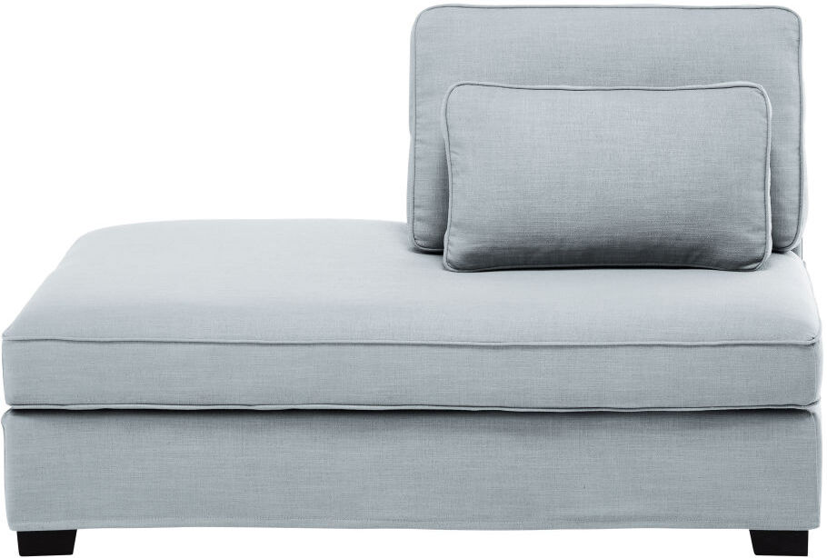 Maisons du Monde Méridienne gauche pour canapé modulable bleu glacier Milano Maisons du Monde Méridienne gauche pour canapé modulable bleu glacier Milano