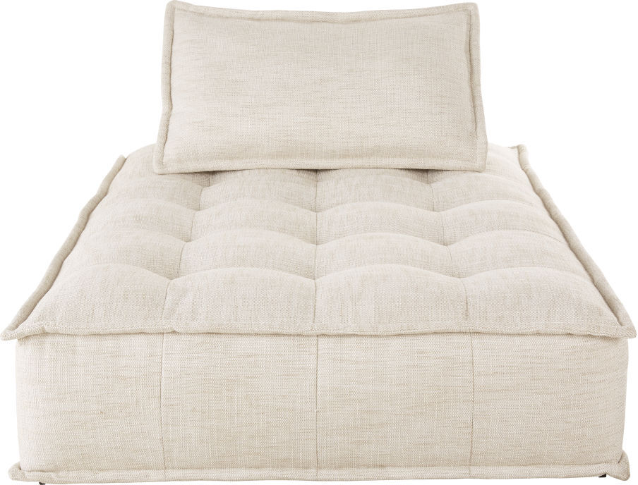 Maisons du Monde Méridienne pour canapé modulable coloris sable Elementary Maisons du Monde Méridienne pour canapé modulable coloris sable Elementary