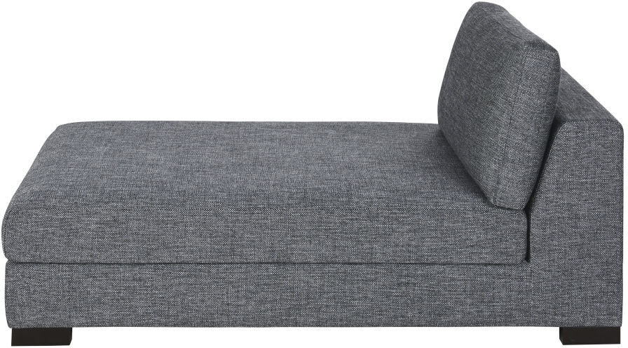 Maisons du Monde Méridienne pour canapé modulable gris foncé chiné Terence Maisons du Monde Méridienne pour canapé modulable gris foncé chiné Terence