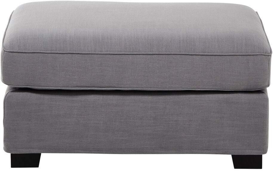 Maisons du Monde Pouf pour canapé modulable gris clair Milano Maisons du Monde Pouf pour canapé modulable gris clair Milano