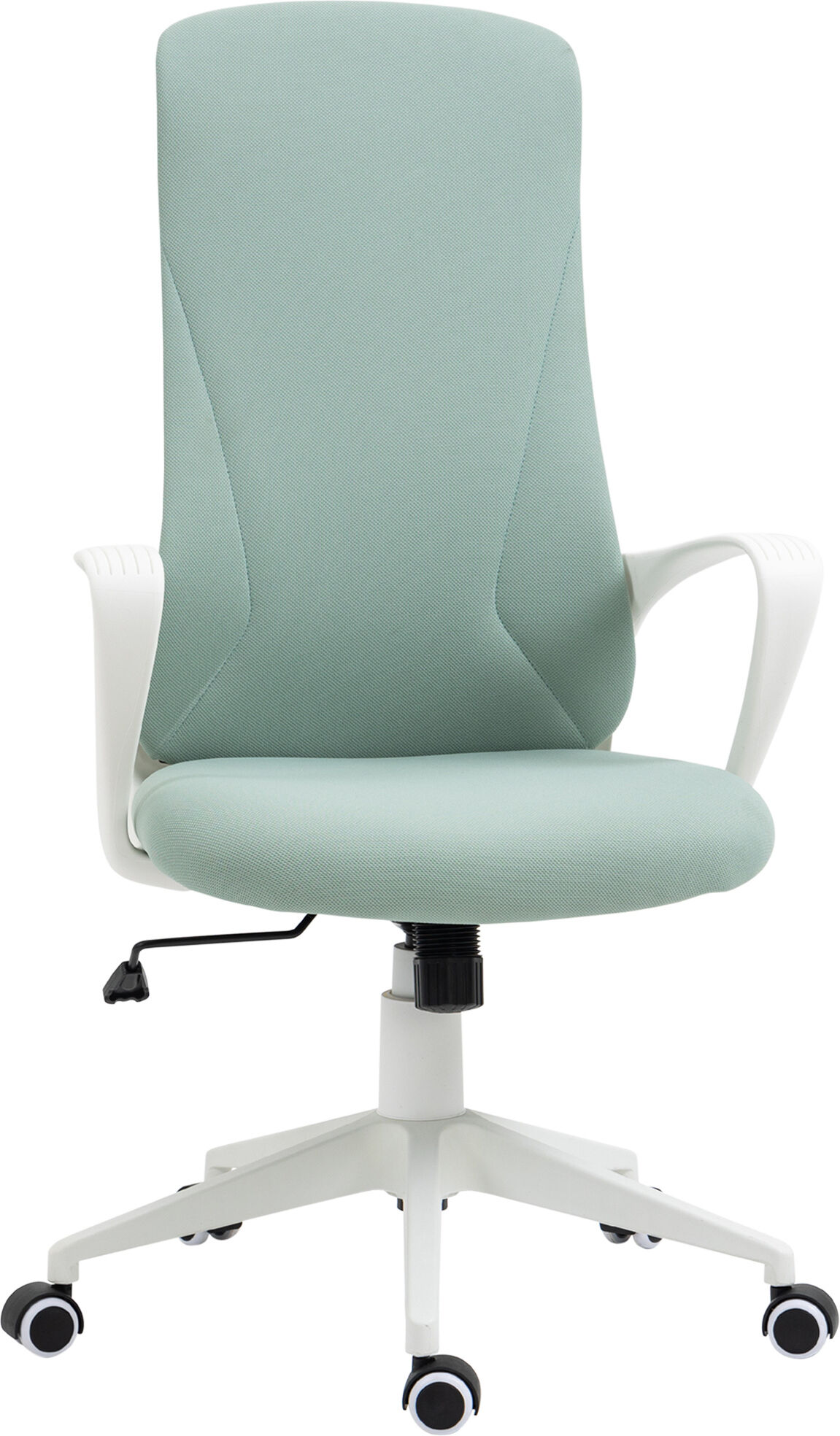 Vinsetto Fauteuil de bureau manager ergonomique polyester vert d'eau Vert 62x119x56cm