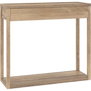 Rendez-Vous Deco Console en bois naturel Beige 90x80x30cm