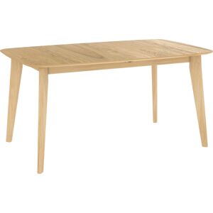 Rendez-Vous Deco Table rectangulaire 4/6 personnes extensible en bois clair 150/180 cm Marron 180x75x90cm