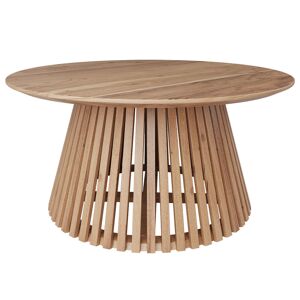 Rendez-Vous Deco Table basse ronde en bois clair d'acacia D80 cm Marron 80x40x80cm