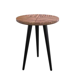 Rendez-Vous Deco Table basse ronde en bois d'acacia D40 cm Marron 38x51x38cm