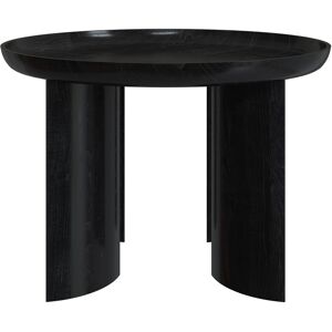 Rendez-Vous Deco Table basse ronde noire en bois de manguier D60 cm Noir 60x40x60cm