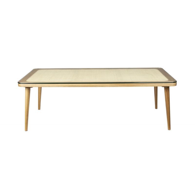 BOITE A DESIGN Table basse design en bois bois Marron 120x5x60cm