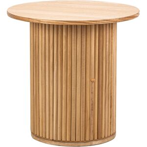 Nordlys Table d'appoint en bois massif coloris naturel Marron 50x49x50cm