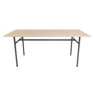 Grenier Alpin Table repas chene et metal rectangulaire 180 cm Beige 180x76x90cm